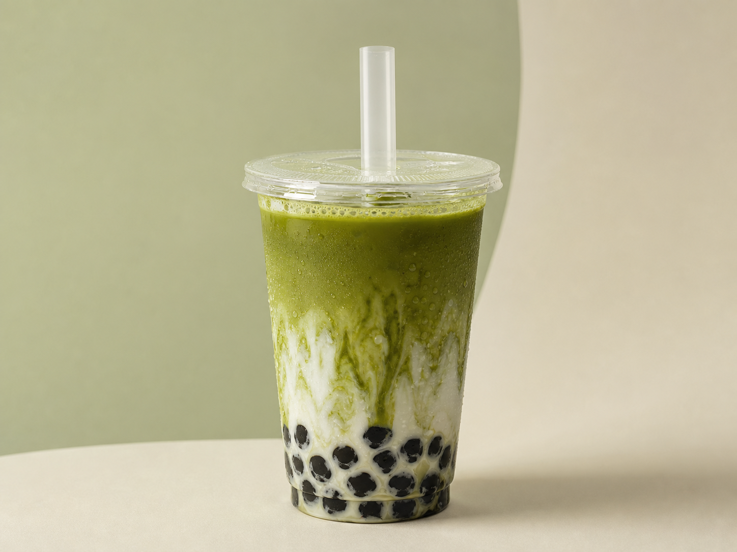 Matcha bubble tea
